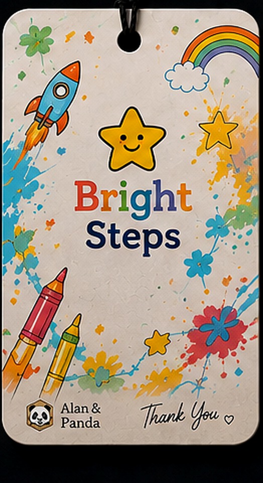 Bright Steps — przykładowy zapach samochodowy Alan & Panda
